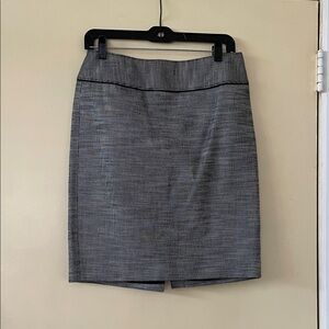 Classic Black and White Gray Skirt